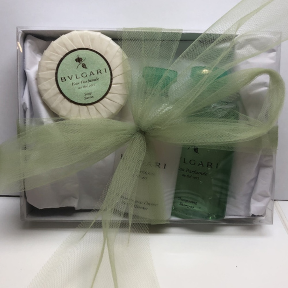 BULGARI au the vert SHAMPOO, CONDITIONER, SOAP SET